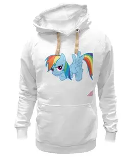 Заказать толстовку в Москве. Толстовка Wearcraft Premium унисекс My Little Pony friendship is magic от manhunt7 - готовые дизайны и нанесение принтов.