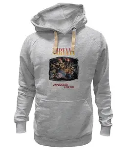 Заказать толстовку в Москве. Толстовка Wearcraft Premium унисекс Nirvana Unplagged album t-shirt от rancid - готовые дизайны и нанесение принтов.
