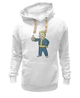 Заказать толстовку в Москве. Толстовка Wearcraft Premium унисекс Vault Boy от YellowCloverShop - готовые дизайны и нанесение принтов.