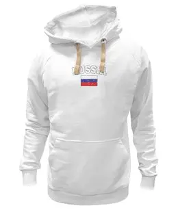 Заказать толстовку в Москве. Толстовка Wearcraft Premium унисекс Флаг - Россия  от iZOMBIE - готовые дизайны и нанесение принтов.