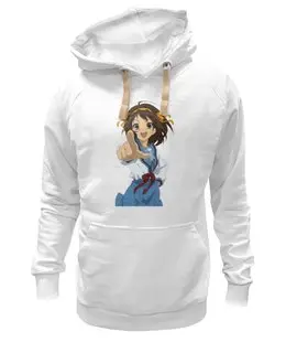 Заказать толстовку в Москве. Толстовка Wearcraft Premium унисекс Suzumiya Haruhi (OBEY) от redirector - готовые дизайны и нанесение принтов.