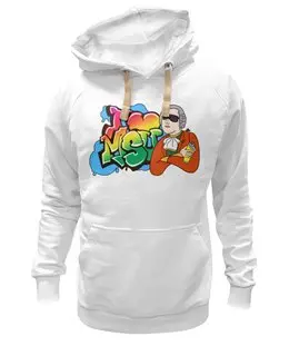 Заказать премиальную одежду в Москве. Толстовка Wearcraft Premium унисекс Т2 I Love MSU (Bright) от AR Print - готовые дизайны и нанесение принтов.