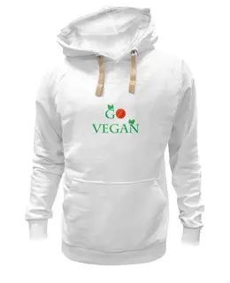 Заказать толстовку в Москве. Толстовка Wearcraft Premium унисекс Go vegan от Antaya - готовые дизайны и нанесение принтов.