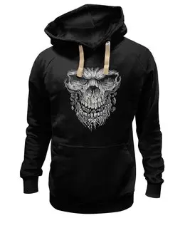 Заказать премиальную одежду в Москве. Толстовка Wearcraft Premium унисекс Skull Art от Leichenwagen - готовые дизайны и нанесение принтов.