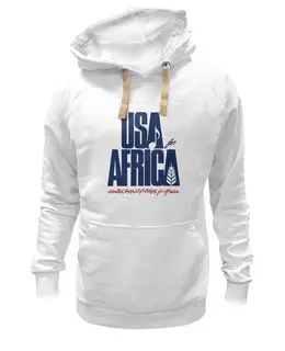 Заказать толстовку в Москве. Толстовка Wearcraft Premium унисекс USA for Africa от symbols - готовые дизайны и нанесение принтов.