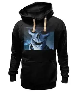 Заказать премиальную одежду в Москве. Толстовка Wearcraft Premium унисекс Skull Art от Leichenwagen - готовые дизайны и нанесение принтов.