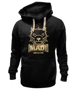 Заказать толстовку в Москве. Толстовка Wearcraft Premium унисекс Mad dog gold от Серега Шнайдер - готовые дизайны и нанесение принтов.