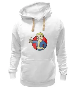 Заказать толстовку в Москве. Толстовка Wearcraft Premium унисекс Vault Boy от YellowCloverShop - готовые дизайны и нанесение принтов.