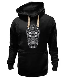 Заказать толстовку в Москве. Толстовка Wearcraft Premium унисекс Skull Art от Leichenwagen - готовые дизайны и нанесение принтов.