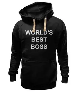 Заказать толстовку в Москве. Толстовка Wearcraft Premium унисекс World's Best Boss от Celluloid - готовые дизайны и нанесение принтов.