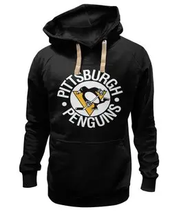 Заказать толстовку в Москве. Толстовка Wearcraft Premium унисекс Pittsburgh Penguins от Евгения Железкина - готовые дизайны и нанесение принтов.