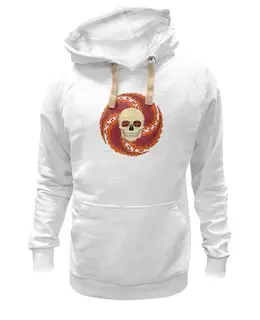 Заказать толстовку в Москве. Толстовка Wearcraft Premium унисекс Skull Art от Leichenwagen - готовые дизайны и нанесение принтов.