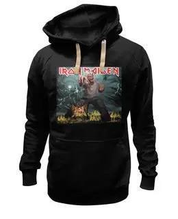 Заказать премиальную одежду в Москве. Толстовка Wearcraft Premium унисекс Iron Maiden Band от Leichenwagen - готовые дизайны и нанесение принтов.