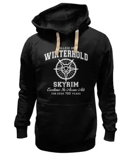 Заказать толстовку в Москве. Толстовка Wearcraft Premium унисекс Скайрим. College of Winterhold от geekbox - готовые дизайны и нанесение принтов.