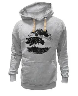 Заказать премиальную одежду в Москве. Толстовка Wearcraft Premium унисекс Темнота от Дана Столыпина - готовые дизайны и нанесение принтов.