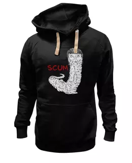 Заказать премиальную одежду в Москве. Толстовка Wearcraft Premium унисекс Scum art от Leichenwagen - готовые дизайны и нанесение принтов.