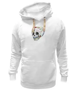 Заказать толстовку в Москве. Толстовка Wearcraft Premium унисекс Skull от ideboshir - готовые дизайны и нанесение принтов.