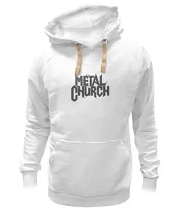 Заказать толстовку в Москве. Толстовка Wearcraft Premium унисекс Metal Church от Fedor - готовые дизайны и нанесение принтов.