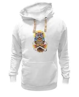 Заказать толстовку в Москве. Толстовка Wearcraft Premium унисекс Mysterious Owl от priceless - готовые дизайны и нанесение принтов.