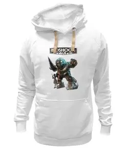 Заказать толстовку в Москве. Толстовка Wearcraft Premium унисекс Bioshock (logo) от karbafoss - готовые дизайны и нанесение принтов.