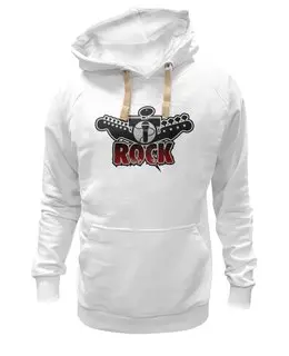 Заказать премиальную одежду в Москве. Толстовка Wearcraft Premium унисекс Rock music от gopotol - готовые дизайны и нанесение принтов.