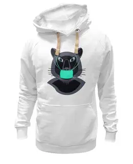 Заказать толстовку в Москве. Толстовка Wearcraft Premium унисекс Пантера в маске от Stil na yarkosti - готовые дизайны и нанесение принтов.