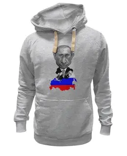 Заказать толстовку в Москве. Толстовка Wearcraft Premium унисекс Putin от Leichenwagen - готовые дизайны и нанесение принтов.