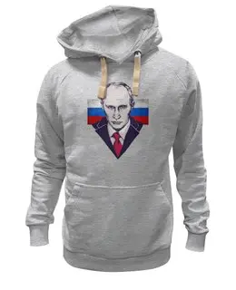 Заказать толстовку в Москве. Толстовка Wearcraft Premium унисекс Putin от Leichenwagen - готовые дизайны и нанесение принтов.