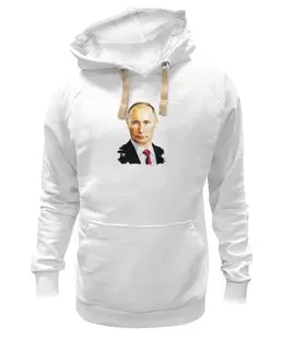 Заказать толстовку в Москве. Толстовка Wearcraft Premium унисекс Владимир Путин от printik - готовые дизайны и нанесение принтов.