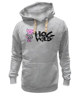Заказать премиальную одежду в Москве. Толстовка Wearcraft Premium унисекс Hog Wild от Leichenwagen - готовые дизайны и нанесение принтов.