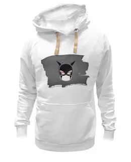 Заказать толстовку в Москве. Толстовка Wearcraft Premium унисекс Женщина-кошка (Коллекция: Герои носят маски) от GeekFox  - готовые дизайны и нанесение принтов.