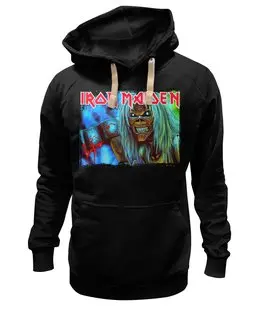 Заказать премиальную одежду в Москве. Толстовка Wearcraft Premium унисекс Iron Maiden Band от Leichenwagen - готовые дизайны и нанесение принтов.