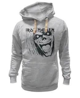 Заказать премиальную одежду в Москве. Толстовка Wearcraft Premium унисекс Iron Maiden Band от Leichenwagen - готовые дизайны и нанесение принтов.