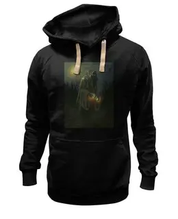 Заказать премиальную одежду в Москве. Толстовка Wearcraft Premium унисекс Злой дух в лесу от Дана Столыпина - готовые дизайны и нанесение принтов.