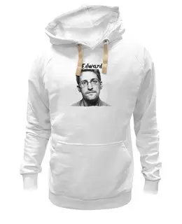 Заказать толстовку в Москве. Толстовка Wearcraft Premium унисекс Edward Snowden от Leichenwagen - готовые дизайны и нанесение принтов.