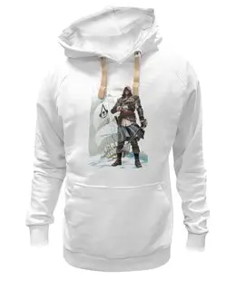 Заказать толстовку в Москве. Толстовка Wearcraft Premium унисекс Assassin's creed IV Black flag от dariel - готовые дизайны и нанесение принтов.