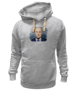 Заказать толстовку в Москве. Толстовка Wearcraft Premium унисекс Putin от Leichenwagen - готовые дизайны и нанесение принтов.