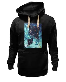 Заказать премиальную одежду в Москве. Толстовка Wearcraft Premium унисекс Светящиеся манты от Дана Столыпина - готовые дизайны и нанесение принтов.