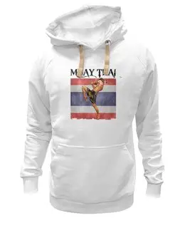 Заказать толстовку в Москве. Толстовка Wearcraft Premium унисекс Muay Thai Муай Тай Тайский Бокс от Combat Wear - готовые дизайны и нанесение принтов.