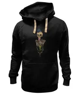 Заказать толстовку в Москве. Толстовка Wearcraft Premium унисекс Skeleton Art от Leichenwagen - готовые дизайны и нанесение принтов.