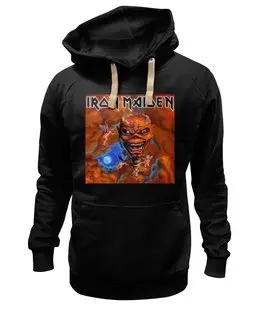 Заказать премиальную одежду в Москве. Толстовка Wearcraft Premium унисекс Iron Maiden Band от Leichenwagen - готовые дизайны и нанесение принтов.