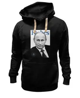 Заказать толстовку в Москве. Толстовка Wearcraft Premium унисекс Putin Forbes от Design Ministry - готовые дизайны и нанесение принтов.