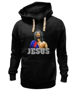 Заказать толстовку в Москве. Толстовка Wearcraft Premium унисекс ✟JESUS CHRIST✟ от balden - готовые дизайны и нанесение принтов.