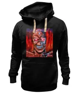 Заказать премиальную одежду в Москве. Толстовка Wearcraft Premium унисекс Iron Maiden Band от Leichenwagen - готовые дизайны и нанесение принтов.