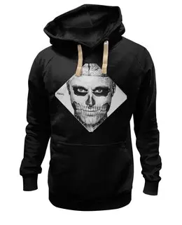 Заказать толстовку в Москве. Толстовка Wearcraft Premium унисекс Rick Genest от evgeshka - готовые дизайны и нанесение принтов.