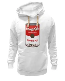 Заказать толстовку в Москве. Толстовка Wearcraft Premium унисекс Campbell's Soup (Энди Уорхол) от coolmag - готовые дизайны и нанесение принтов.