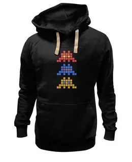 Заказать толстовку в Москве. Толстовка Wearcraft Premium унисекс Space invaders                   от dyzel1 - готовые дизайны и нанесение принтов.