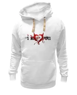 Заказать толстовку в Москве. Толстовка Wearcraft Premium унисекс   I love you от THE_NISE  - готовые дизайны и нанесение принтов.