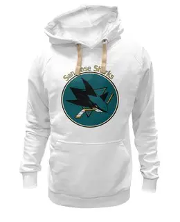 Заказать толстовку в Москве. Толстовка Wearcraft Premium унисекс San Jose Sharks от kspsshop - готовые дизайны и нанесение принтов.