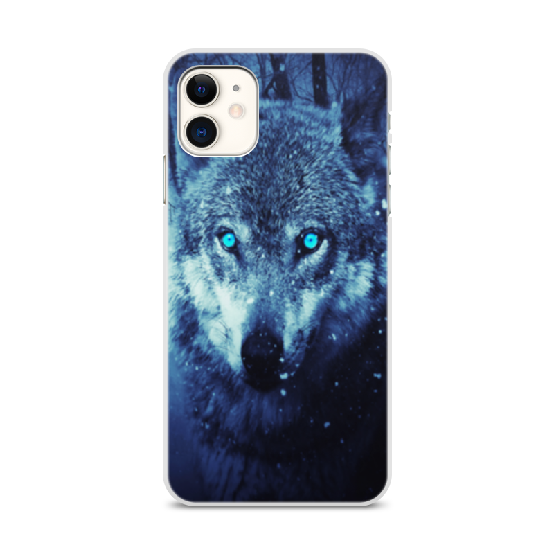 Printio Чехол для iPhone 11, объёмная печать Волки силиконовый чехол на vivo y5s волки для виво ю5с